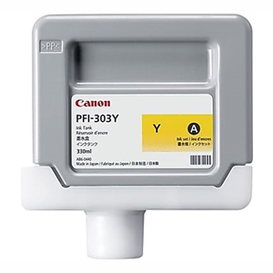 Canon PFI-303 Y Geel - 330 ml inktcartridge
